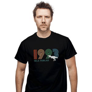 Secret_Shirts T-Shirts, Unisex / Small / Black Isla Nublar 1993