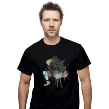 Load image into Gallery viewer, Shirts T-Shirts, Unisex / Small / Black Howl Watercolor
