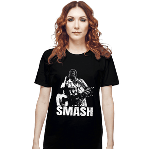 Shirts T-Shirts, Unisex / Small / Black SMASH