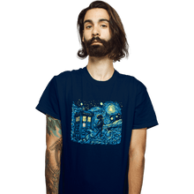 Load image into Gallery viewer, Daily_Deal_Shirts T-Shirts, Unisex / Small / Navy Dreams Of Time And Space
