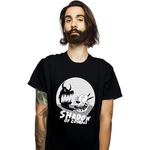 Shirts T-Shirts, Unisex / Small / Black The Shadow Of Courage