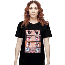 Load image into Gallery viewer, Shirts T-Shirts, Unisex / Small / Black Demon Eyes
