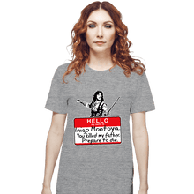 Load image into Gallery viewer, Daily_Deal_Shirts T-Shirts, Unisex / Small / Sports Grey Inigo Hello
