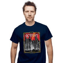 Load image into Gallery viewer, Shirts T-Shirts, Unisex / Small / Navy Visit Gotham
