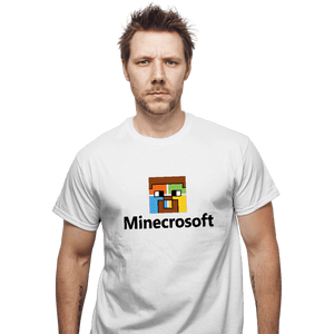 Shirts T-Shirts, Unisex / Small / White Minecrosoft