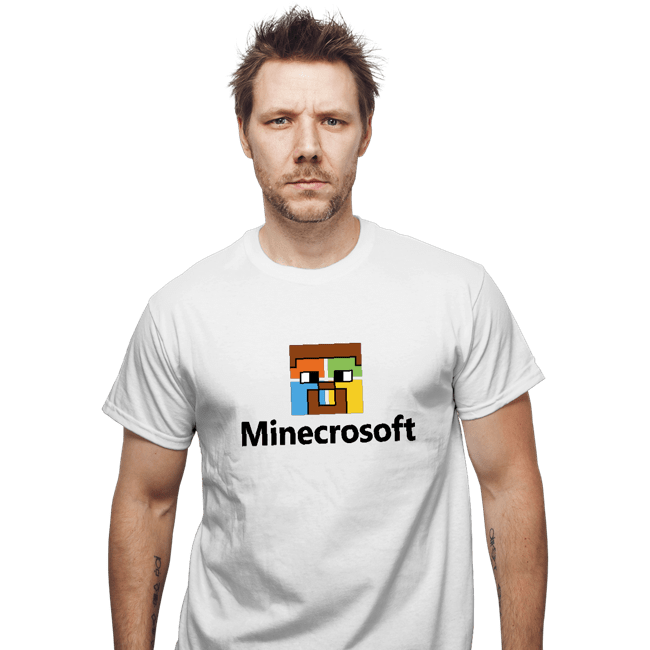 Shirts T-Shirts, Unisex / Small / White Minecrosoft