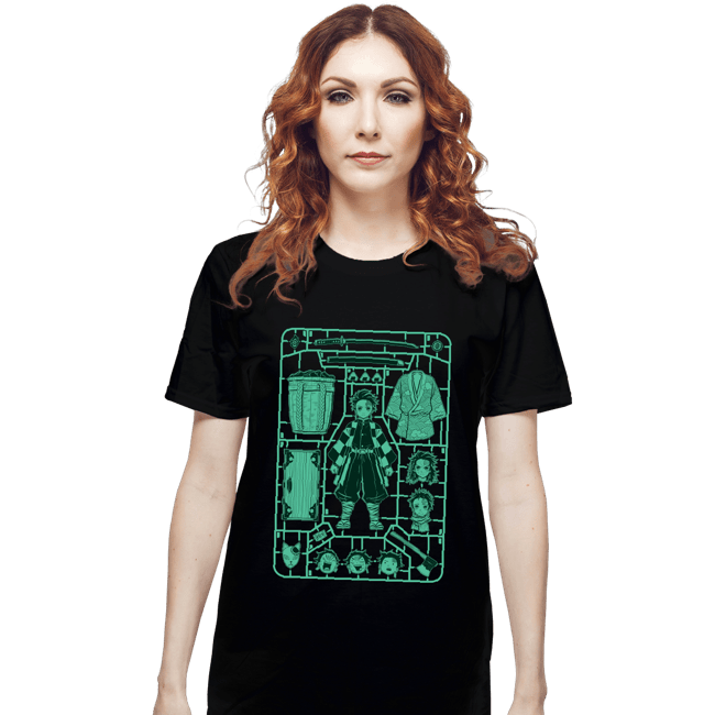 Daily_Deal_Shirts T-Shirts, Unisex / Small / Black Tanjiro Model Sprue