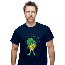 Load image into Gallery viewer, Secret_Shirts T-Shirts, Unisex / Small / Navy Frog Girl
