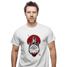 Load image into Gallery viewer, Shirts T-Shirts, Unisex / Small / White Wolf Princess Ink
