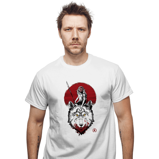 Shirts T-Shirts, Unisex / Small / White Wolf Princess Ink