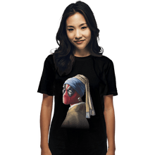 Load image into Gallery viewer, Shirts T-Shirts, Unisex / Small / Black Hero With A Pearl Earring
