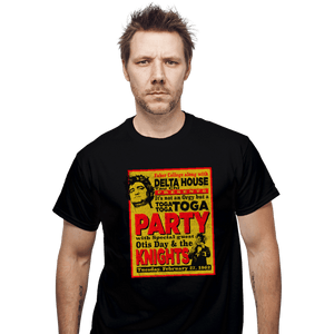 Secret_Shirts T-Shirts, Unisex / Small / Black Delta House Flyer