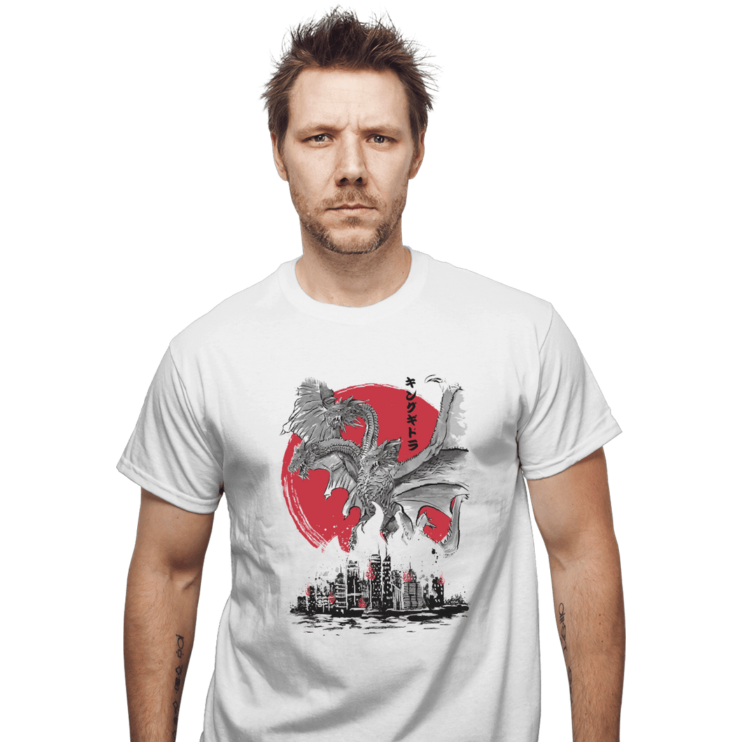 Shirts T-Shirts, Unisex / Small / White The King Of Terror Attack Sumi-e