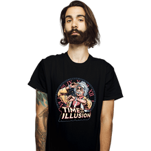 Load image into Gallery viewer, Daily_Deal_Shirts T-Shirts, Unisex / Small / Black Time Is An illusion
