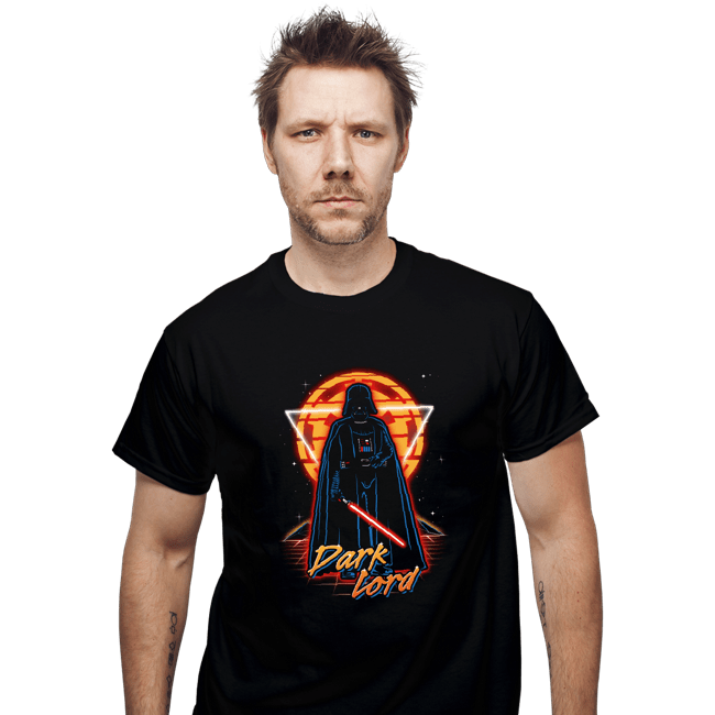 Shirts T-Shirts, Unisex / Small / Black Retro Dark Lord