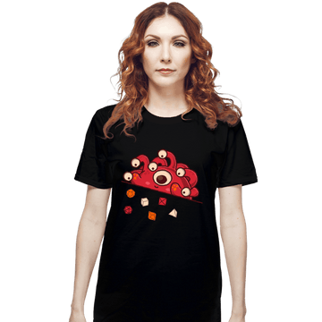 Secret_Shirts T-Shirts, Unisex / Small / Black Cute Dice Tyrant