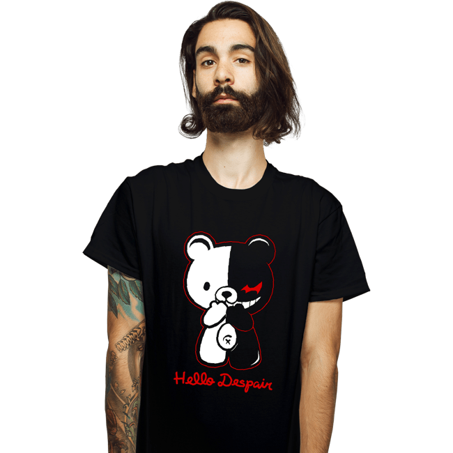 Shirts T-Shirts, Unisex / Small / Black Hello Despair