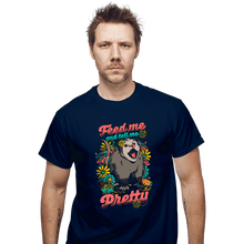 Load image into Gallery viewer, Daily_Deal_Shirts T-Shirts, Unisex / Small / Navy Pretty Hungry Possum
