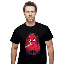 Load image into Gallery viewer, Daily_Deal_Shirts T-Shirts, Unisex / Small / Black Glitch Peter Spider
