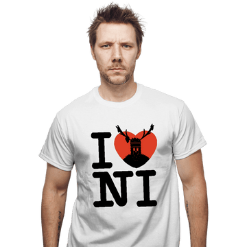 Shirts T-Shirts, Unisex / Small / White I Love Ni