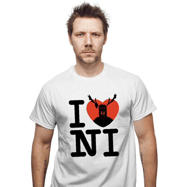 Shirts T-Shirts, Unisex / Small / White I Love Ni
