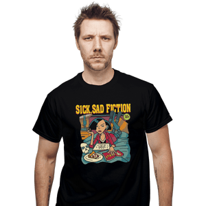 Shirts T-Shirts, Unisex / Small / Black Sick Sad Fiction