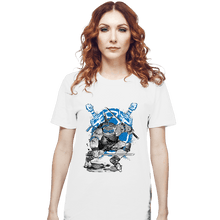 Load image into Gallery viewer, Daily_Deal_Shirts T-Shirts, Unisex / Small / White Leonardo Sumi-e
