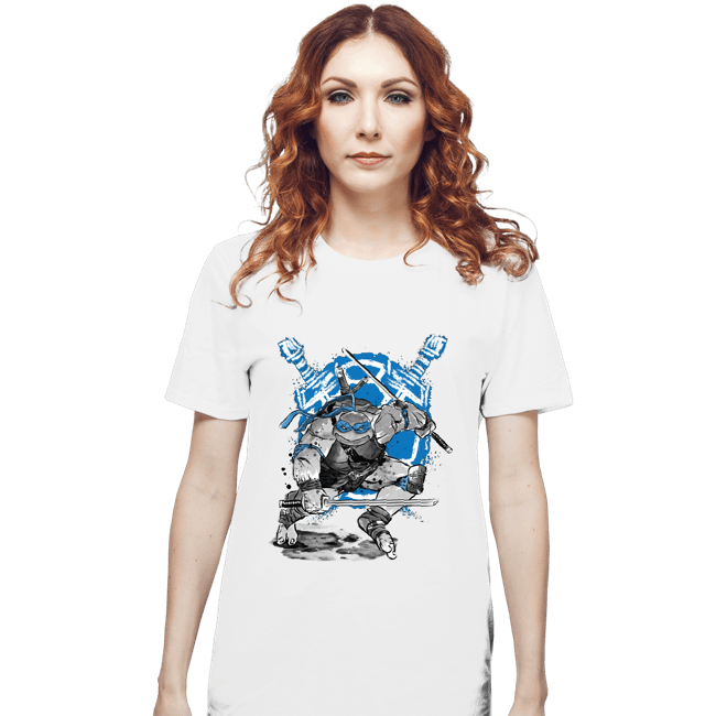 Daily_Deal_Shirts T-Shirts, Unisex / Small / White Leonardo Sumi-e