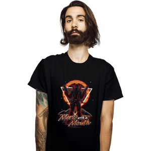 Shirts T-Shirts, Unisex / Small / Black Retro Mercenary