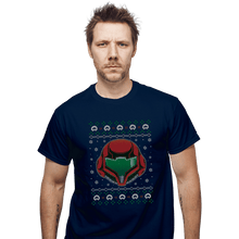 Load image into Gallery viewer, Shirts T-Shirts, Unisex / Small / Navy The Larvas Hunter Christmas
