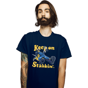 Shirts T-Shirts, Unisex / Small / Navy Keep On Stabbin'