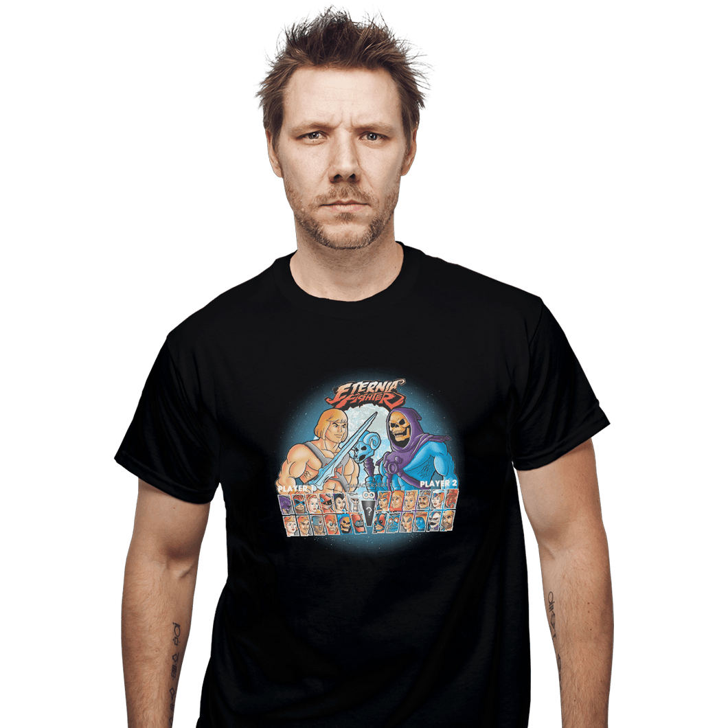 Shirts T-Shirts, Unisex / Small / Black Eternia Fighter