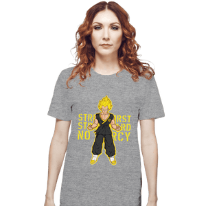 Shirts T-Shirts, Unisex / Small / Sports Grey Vegeta Lawrence