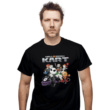Shirts T-Shirts, Unisex / Small / Black Halloween Kart