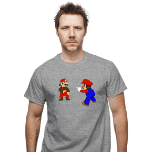 Shirts T-Shirts, Unisex / Small / Sports Grey Mario Spider-Meme