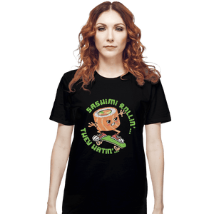 Shirts T-Shirts, Unisex / Small / Black Sashimi Rollin'