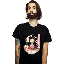 Load image into Gallery viewer, Shirts T-Shirts, Unisex / Small / Black Nezuko Ramen
