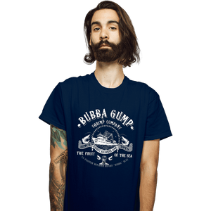 Daily_Deal_Shirts T-Shirts, Unisex / Small / Navy Bubba Gump Shrimp Company