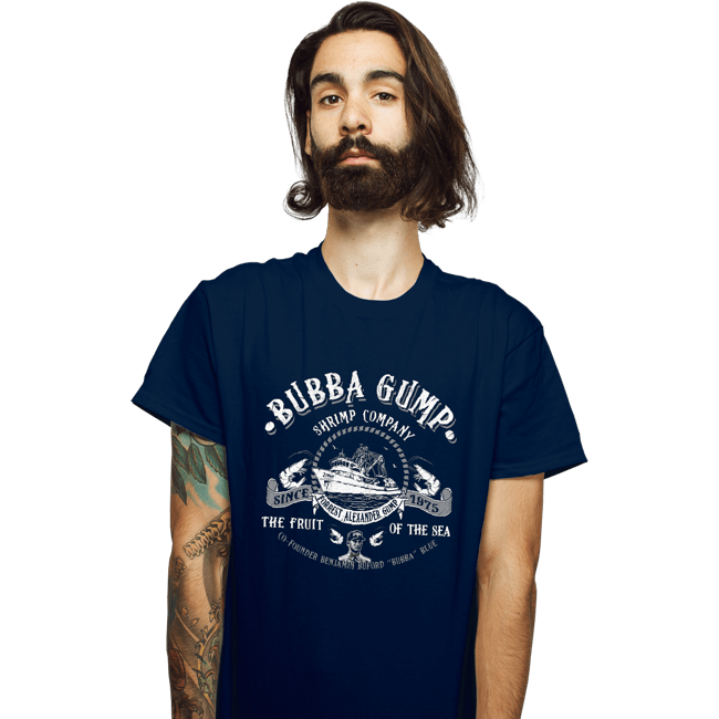 Daily_Deal_Shirts T-Shirts, Unisex / Small / Navy Bubba Gump Shrimp Company