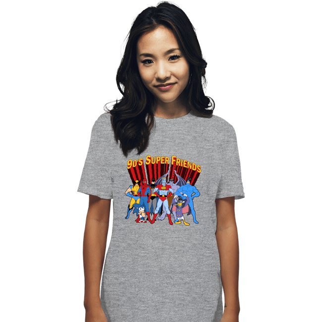 Secret_Shirts T-Shirts, Unisex / Small / Sports Grey The 90s Superfriends
