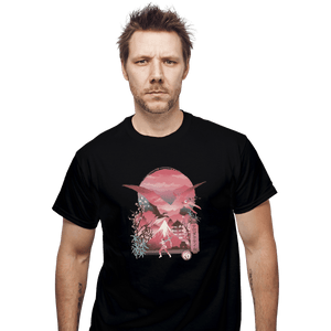 Shirts T-Shirts, Unisex / Small / Black Pink Ranger Ukiyoe
