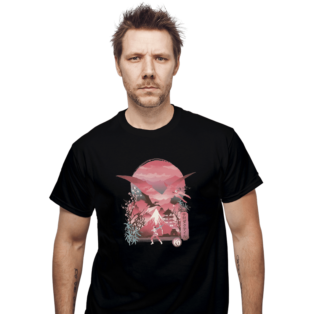 Shirts T-Shirts, Unisex / Small / Black Pink Ranger Ukiyoe