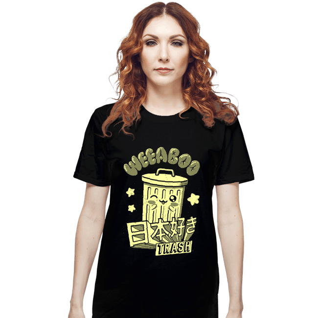 Secret_Shirts T-Shirts, Unisex / Small / Black Weaboo Trash