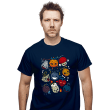 Load image into Gallery viewer, Daily_Deal_Shirts T-Shirts, Unisex / Small / Navy Halloween Fruit
