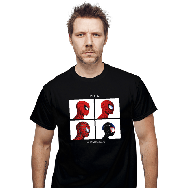Shirts T-Shirts, Unisex / Small / Black Spiderz