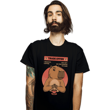 Load image into Gallery viewer, Secret_Shirts T-Shirts, Unisex / Small / Black Capybara Trade
