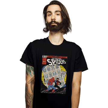 Shirts T-Shirts, Unisex / Small / Black Spiders Of Future Past