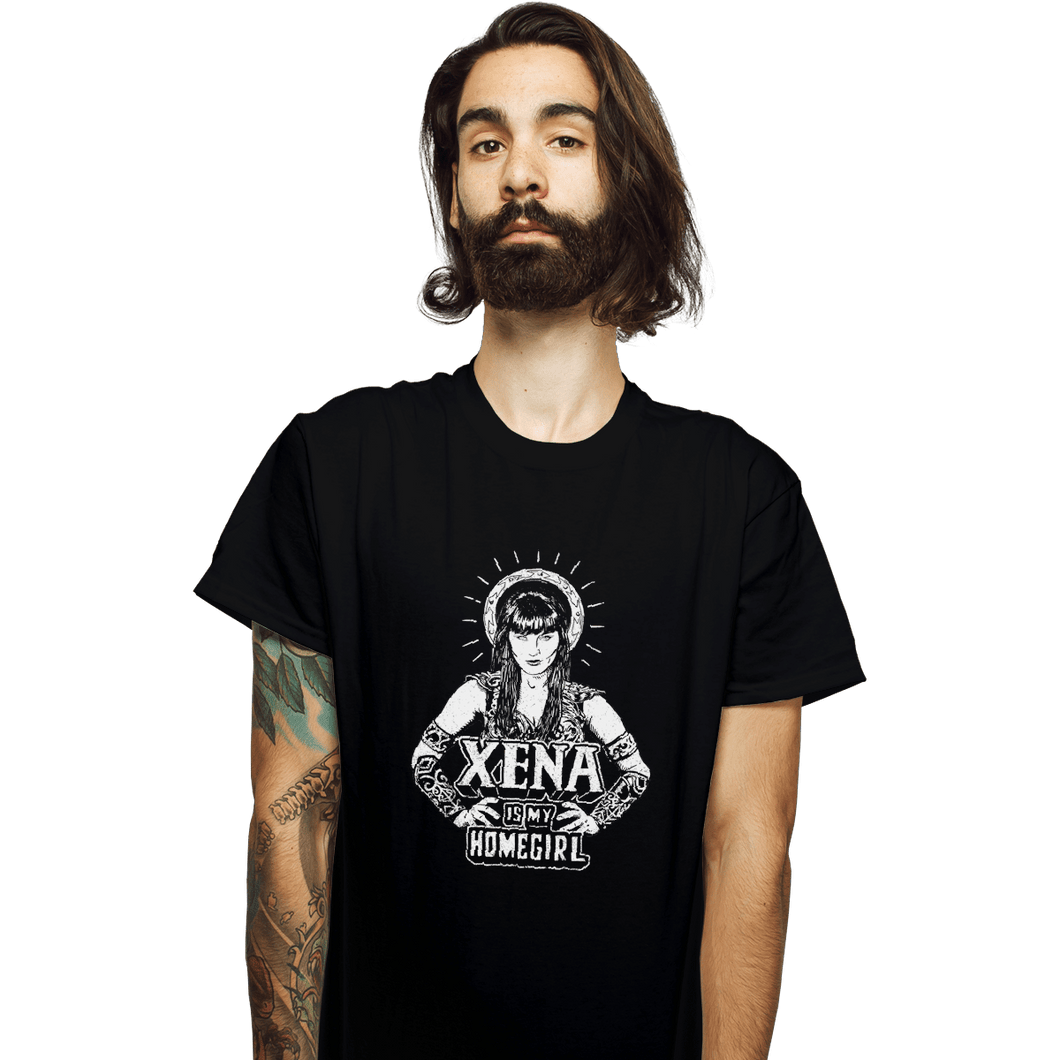 Shirts T-Shirts, Unisex / Small / Black Xena Is My Homegirl