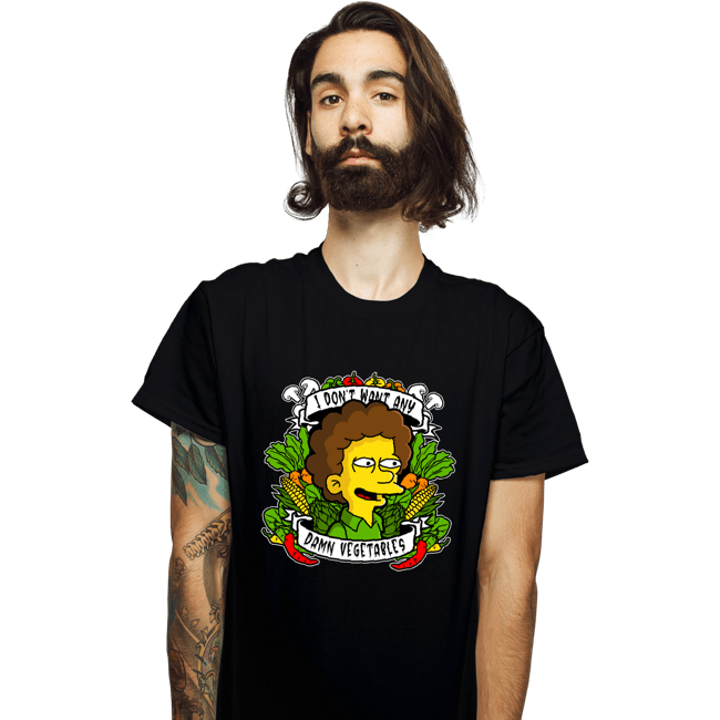 Secret_Shirts T-Shirts, Unisex / Small / Black No Darn Vegetables