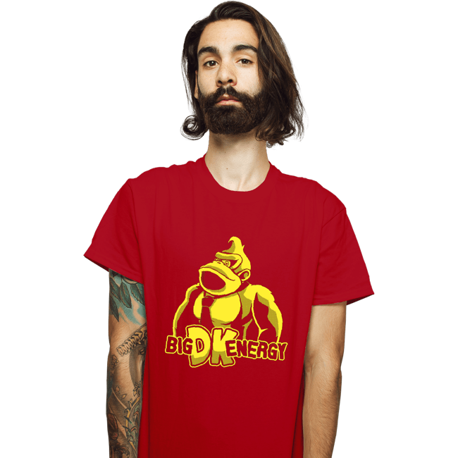 Daily_Deal_Shirts T-Shirts, Unisex / Small / Red Big DK Energy